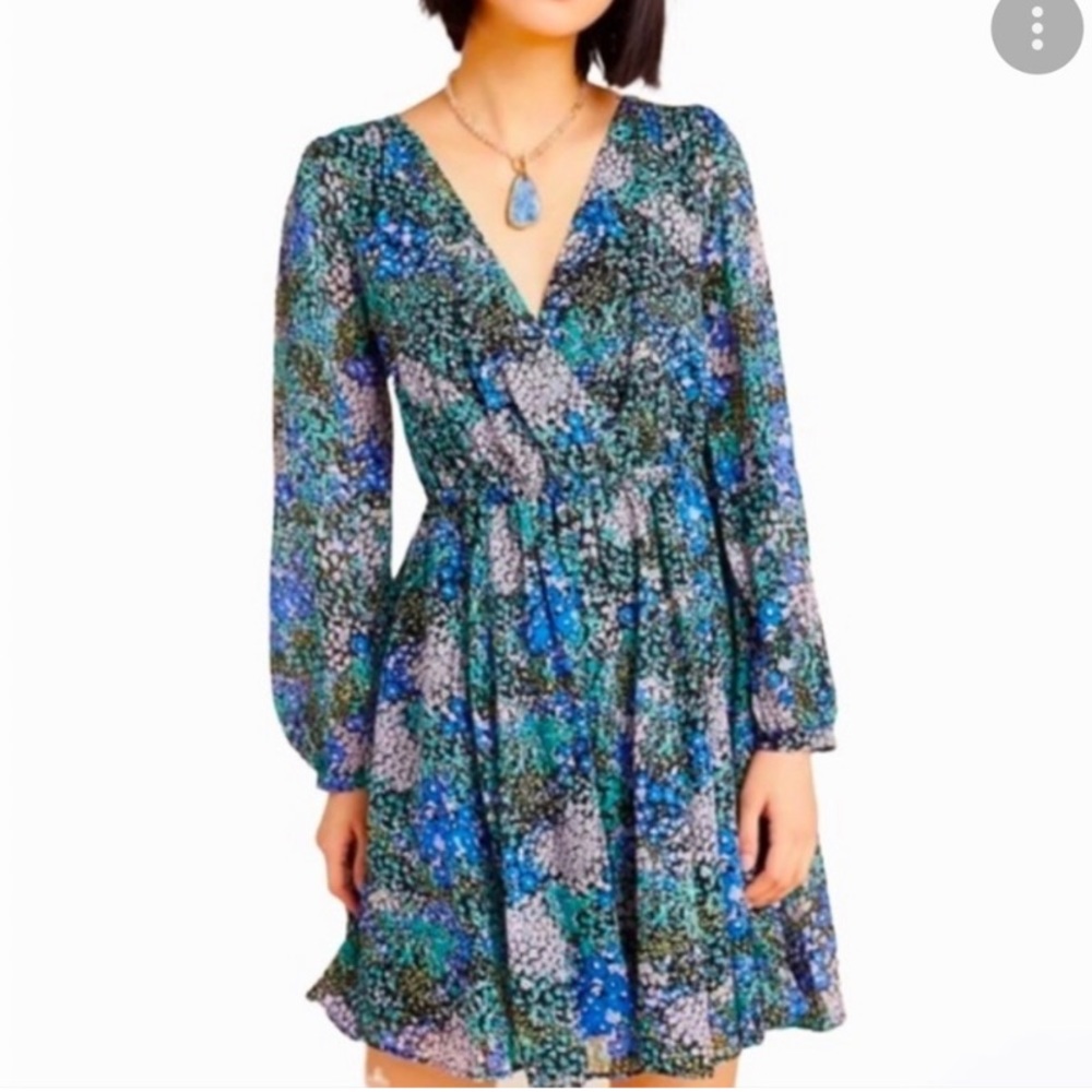 ANTHRO MAEVE🪻Floral Long Sleeved Dress - Size M